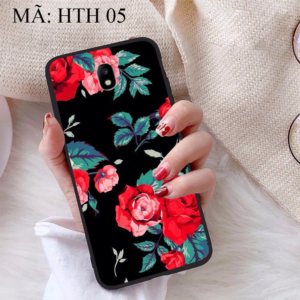 Ốp lưng Samsung J7 Pro viền dẻo TPU BST Hoạ Tiết Hoa
