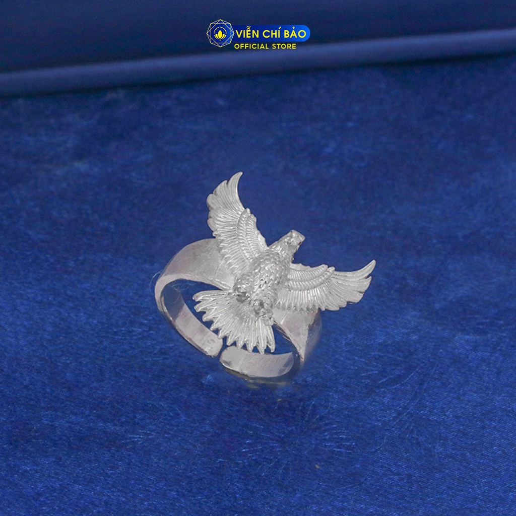 Nhẫn bạc nam mặt đại bàng chất liệu bạc 925 thời trang phụ kiện trang sức Viễn Chí Bảo N300628