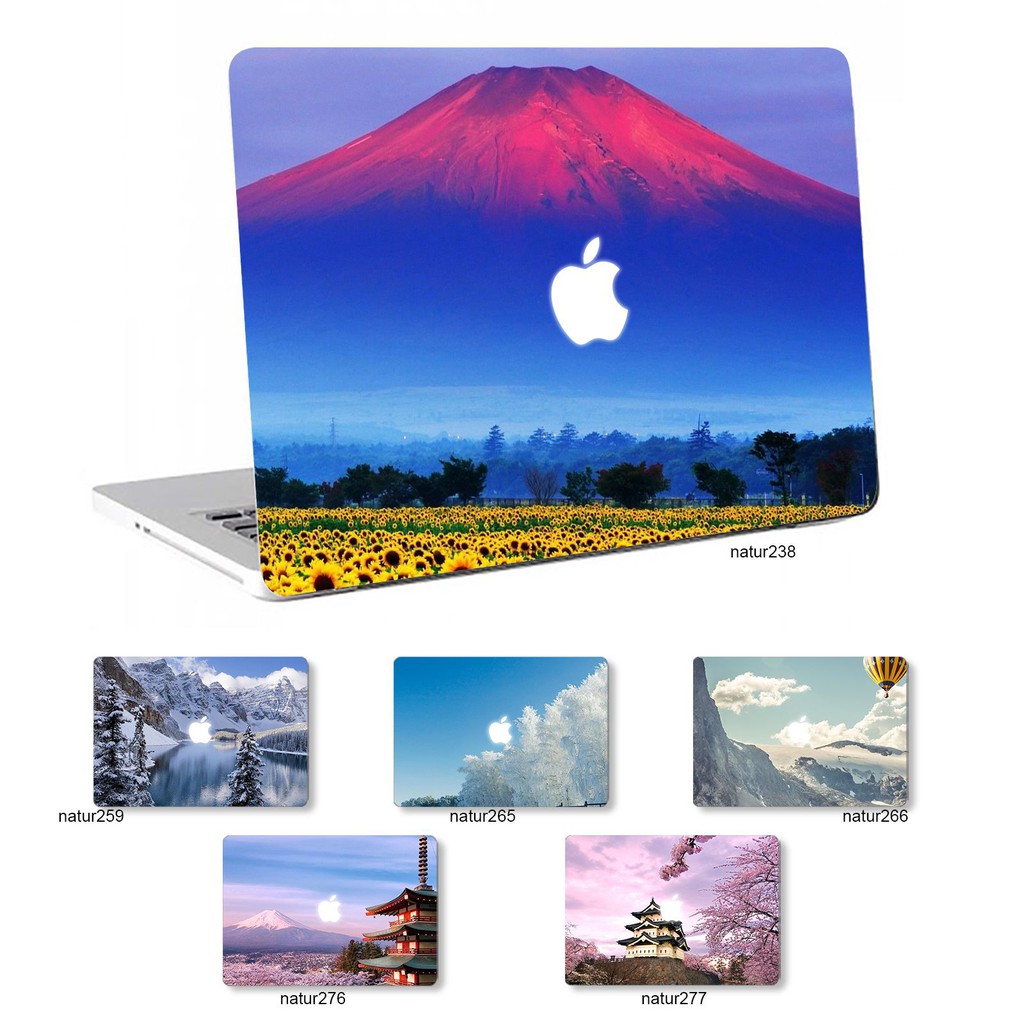 [ SIÊU RẺ ĐẸP]  Dán decal cho các dòng Macbook Pro in thiên nhiên 3D cực đẹp