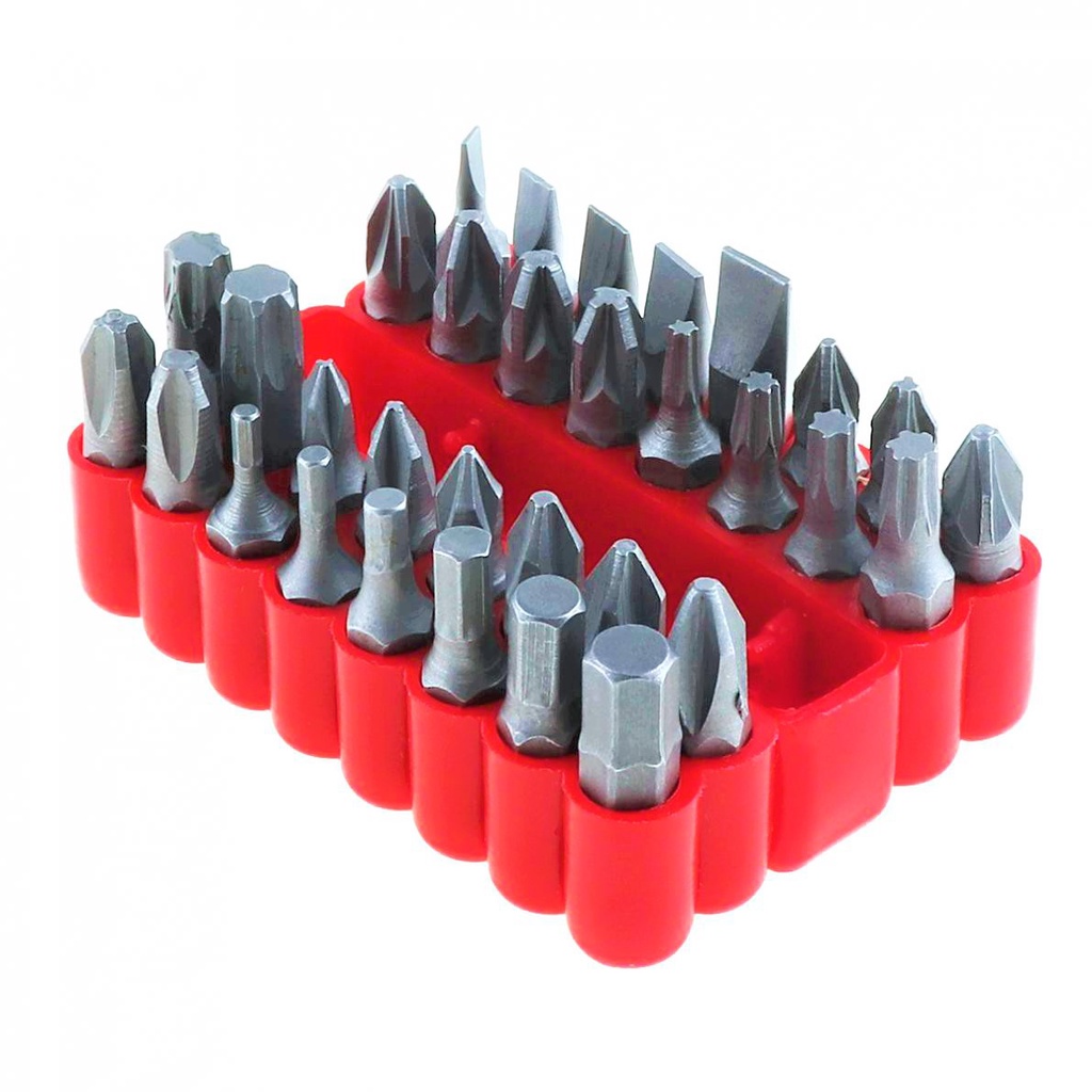 Bộ đầu vặn vít cho máy khoan chân lục giác 33 chi tiết hay bộ tua vít cho máy khoan