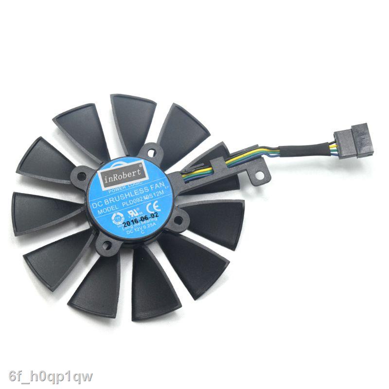 GENUINE Quạt làm mát thay thế 87MM PLD09210S12M PLD09210S12H cho ASUS Strix GTX 1060 OC 1070 1080 GTX 480