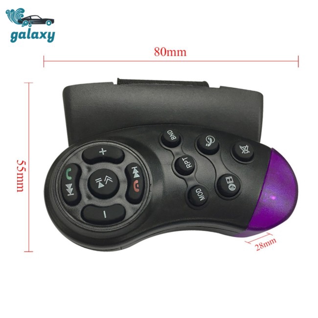 Nút điều khiển máy nghe nhạc gắn bánh lái xe hơi tiện dụng