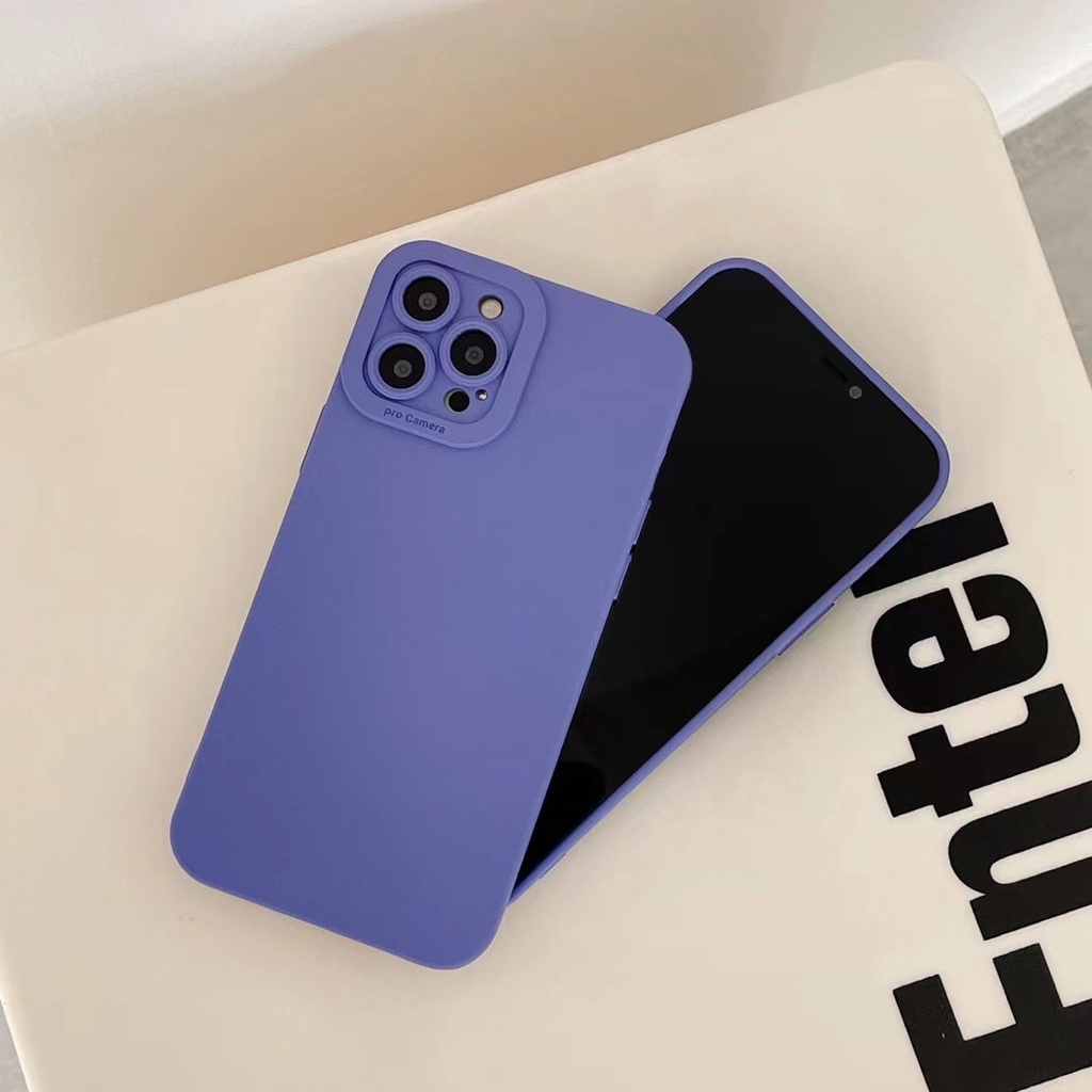 Ốp Điện Thoại tpu Màu Tím Taro Cho iphone 13 pro max ins12 pro max x/xs max11 pro max xsmax 7plus