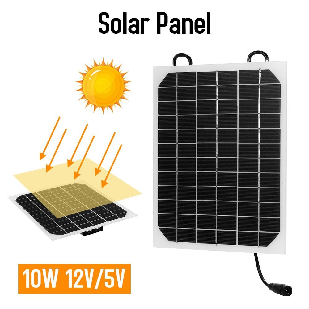 Solar Panel Power Generator Kit Portable Battery Pack For Power Appliances