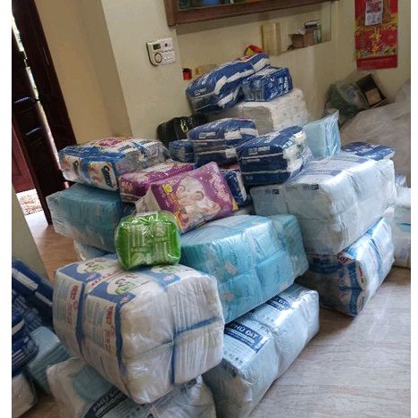 SIÊU RẺ   Tã bỉm dán việt thái  (5 GÓI -5O MIẾNG )Dành cho người già và phụ nữ sau sinh size M/L45-70kg