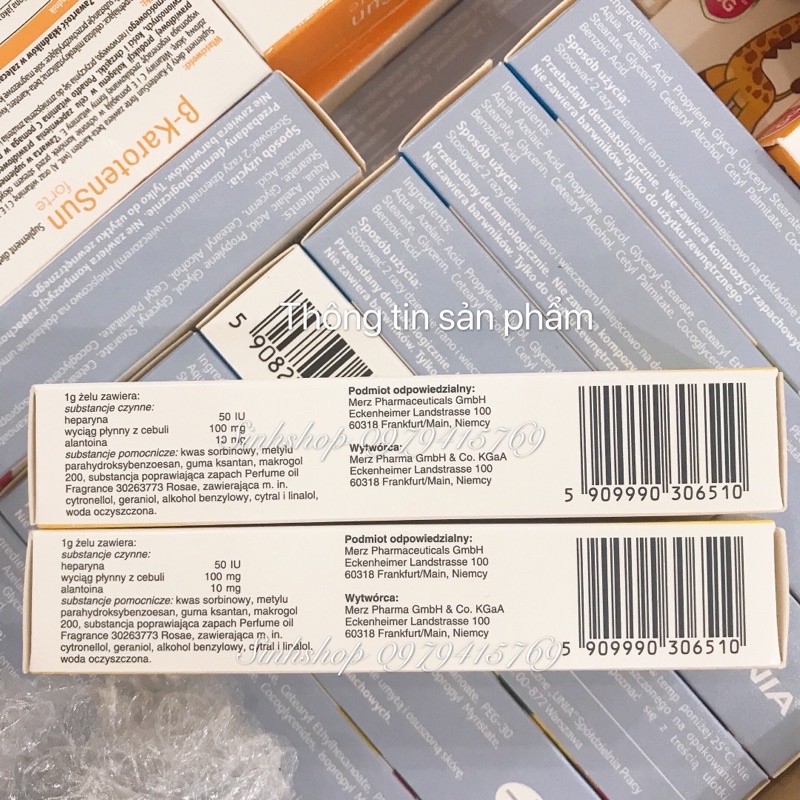 Kem sẹo contractubex hàng nội địa balan 20g