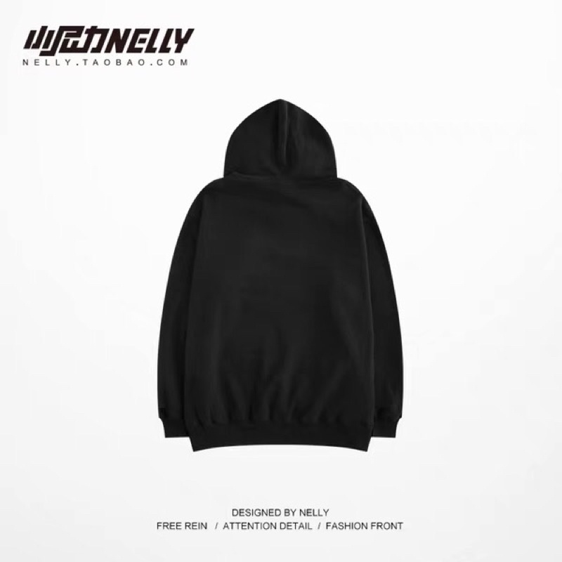 Áo hoodie nelly nỉ lót lông (có sẵn) franken