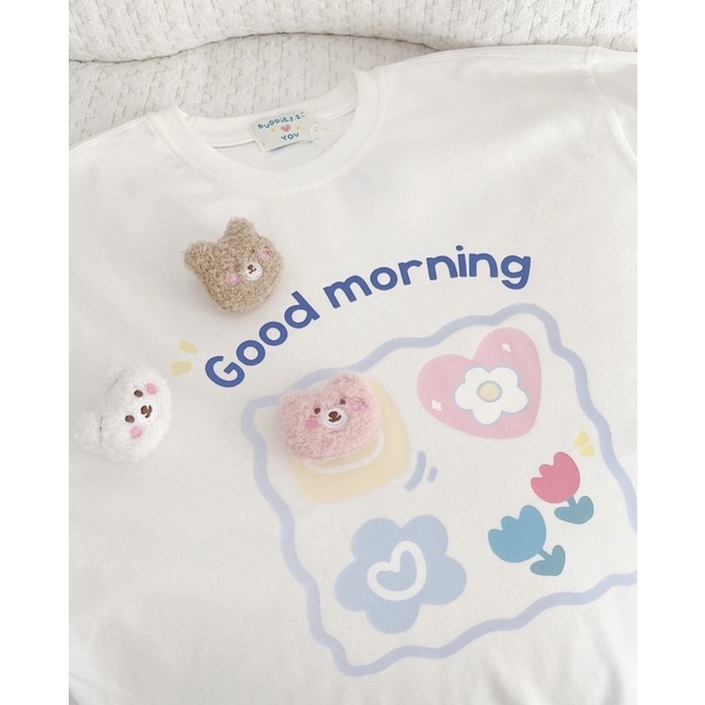 ATTK1014-Áo thun thêu chú gấu