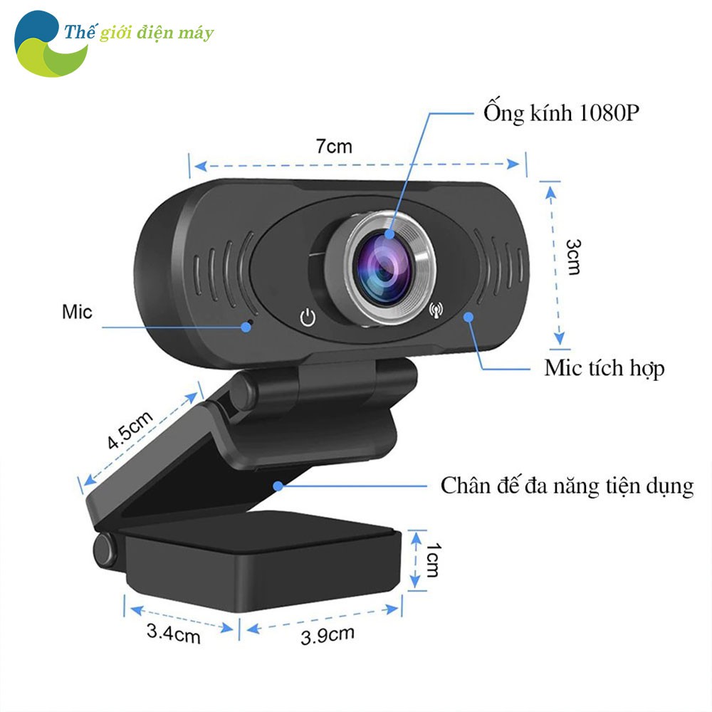 Webcam full HD 1080p Xiaomi IMILAB góc rộng 90 độ, tích hợp micro giảm ồn - Bảo hành 1 tháng - Shop Điện Máy Center | BigBuy360 - bigbuy360.vn