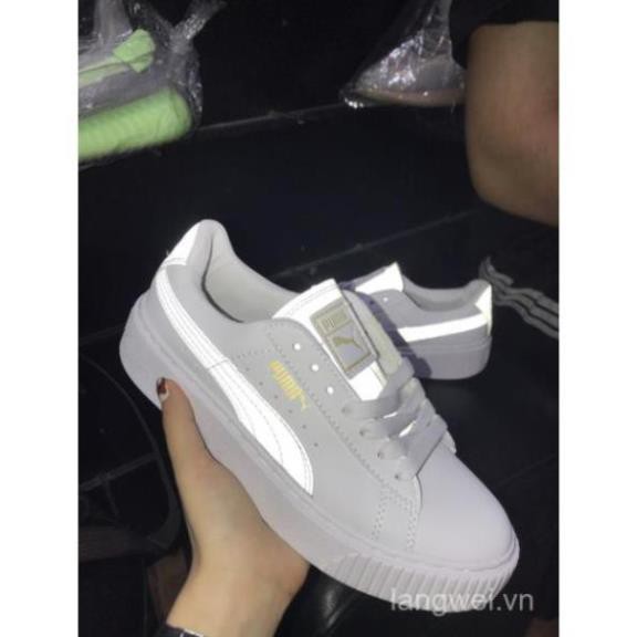 [Xả Kho] Giày pumas màu trắng phản quang hàng 1:1 hot 2021 | BigBuy360 - bigbuy360.vn