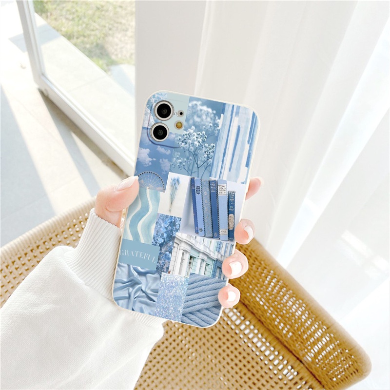 Ốp lưng điện thoại iphone Blue chống sốc iphone 13promax 12 14 pro max 6 7 8 plus x xr xsmax 11 pro tr424
