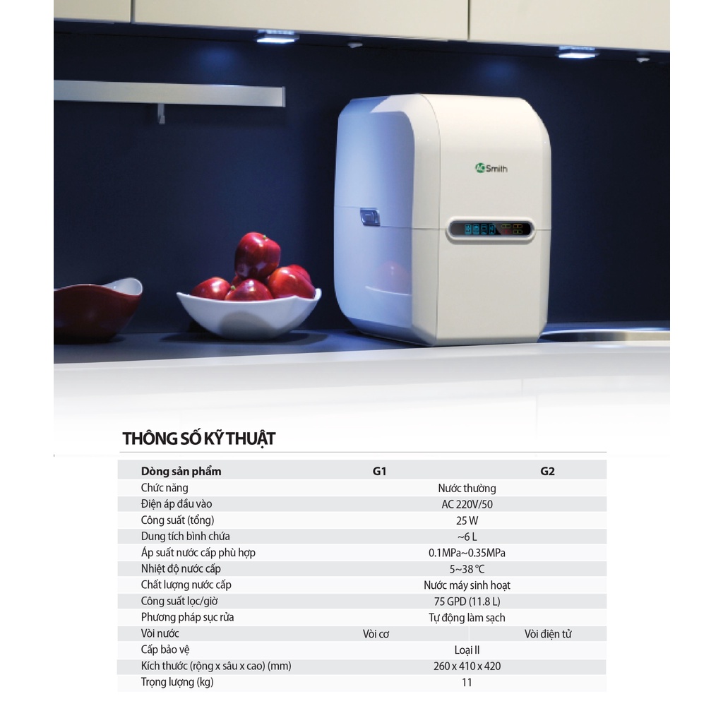Máy lọc nước AO Smith G1