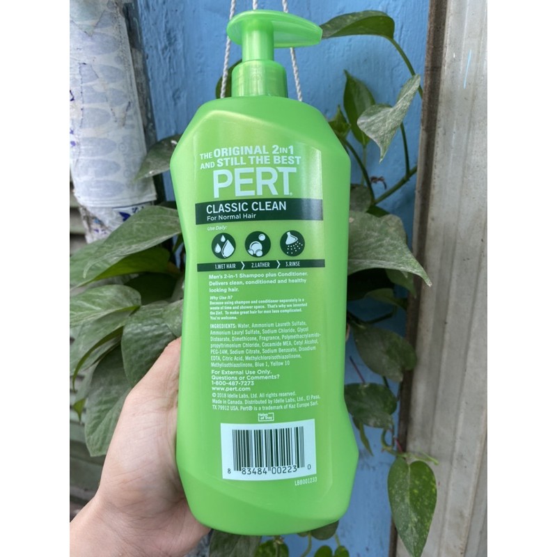 Dầu Gội - Xã Pert 2in1 - 1000ml Hàng Mỹ