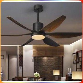 [Quạt Đảo chiều]Quạt Trần Đèn - Quạt Đèn Trang Trí Phòng Khách 6 Cánh