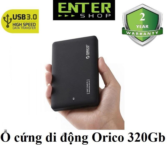 Ổ cứng di động 320Gb Orico usb 3.0