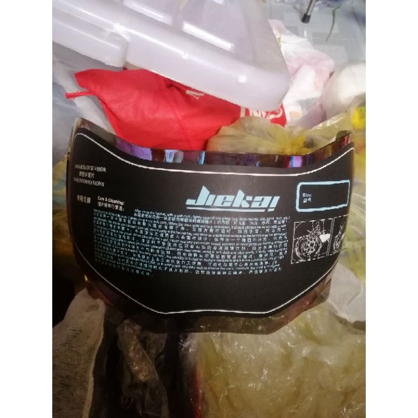 Kính mũ bảo hiểm lật cầm jiekai