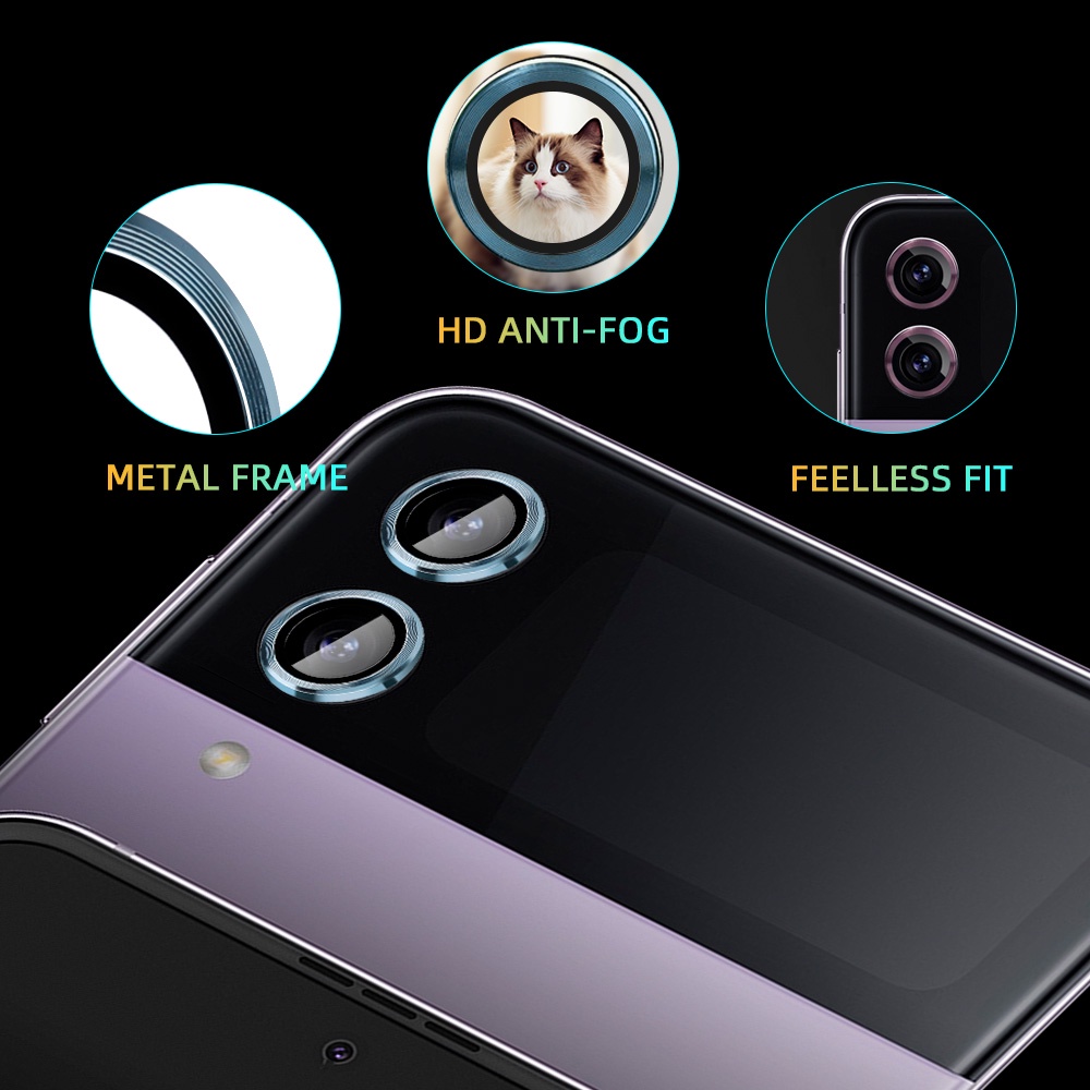 Miếng Dán Cường Lực Bảo Vệ Ống Kính Máy Ảnh Cho Samsung Galaxy Z Flip4