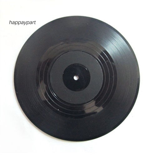 ❂RXJJ❂Retro CD-Design Antislip Silicone Drink Coaster Pad Cup Coffee Mat Placemat
