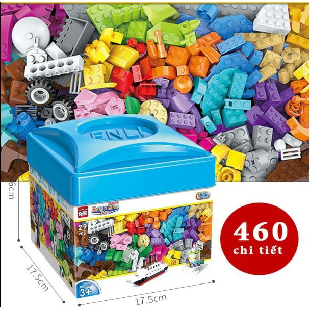 Bộ Lắp Ghép Cho Bé 460 chi tiết - lego - Đẹp