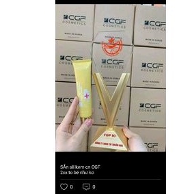 Kem chống nắng vật lý CGF chính hãng