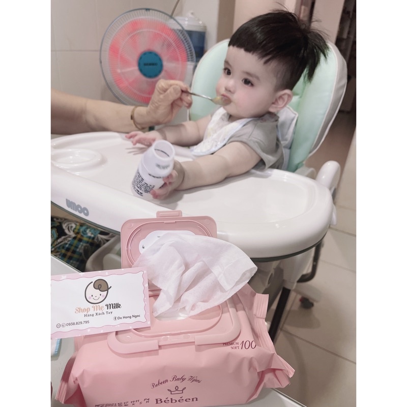 Khăn ướt Bebeen Hàn Quốc chính hãng 1 thùng 10 gói