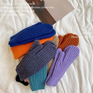 Găng tay đan len simple cực trendy