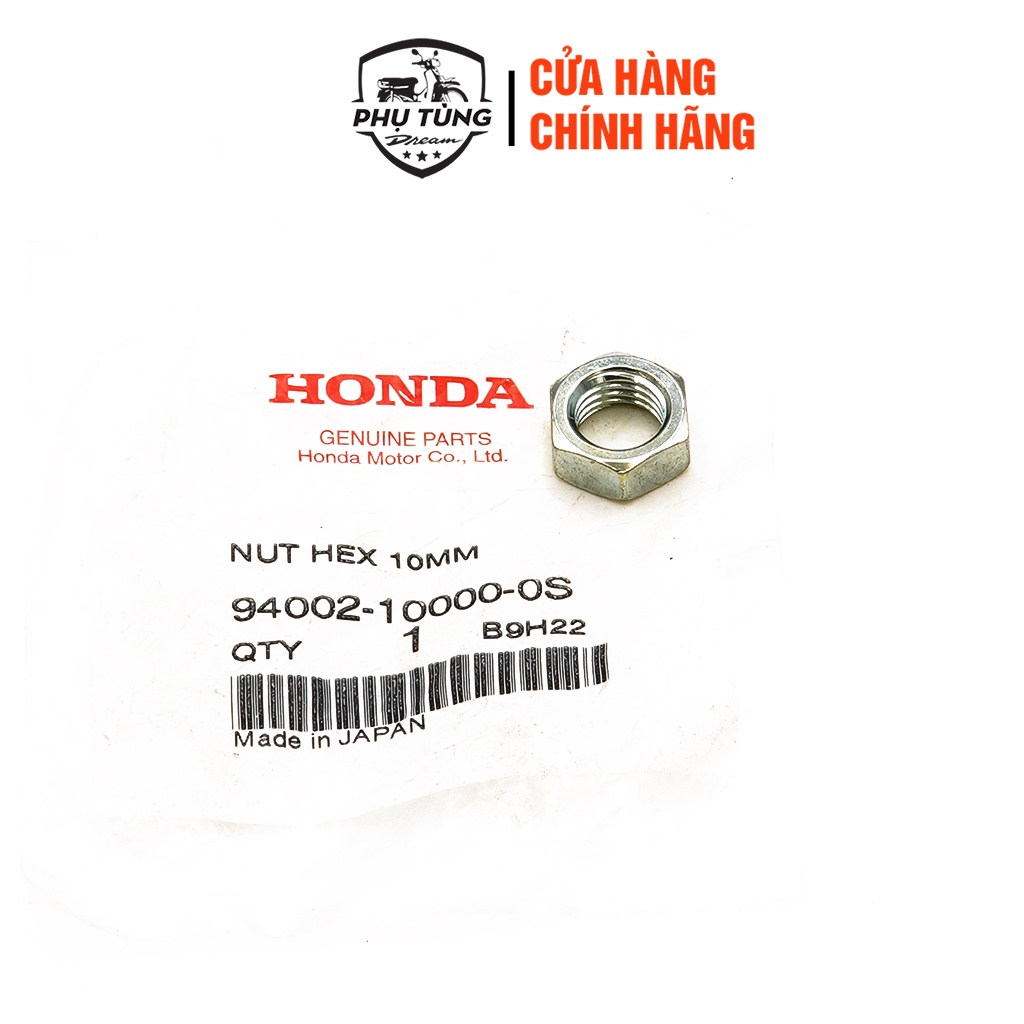 Đai ốc bắt chống nghiêng xe dream - Honda Thái Lan