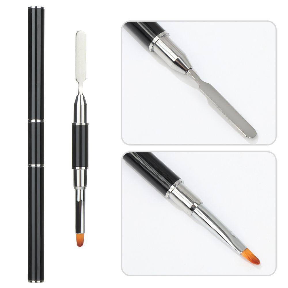 DIACHAVN Cọ Hai Đầu Hỗ Trợ Trang Trí Móng Nghệ Thuật