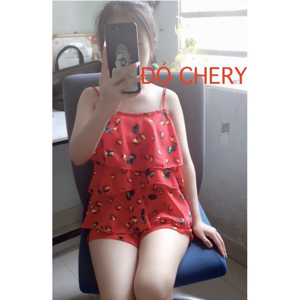 Đồ bộ nữ mặc nhà dễ thương lụa hàn không nhăn được chọn mẫu kèm hình thật