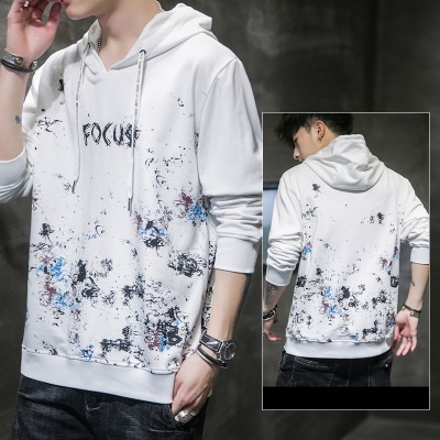 Áo Hoodie dài tay dáng rộng in họa tiết thời trang xuân thu cho nam