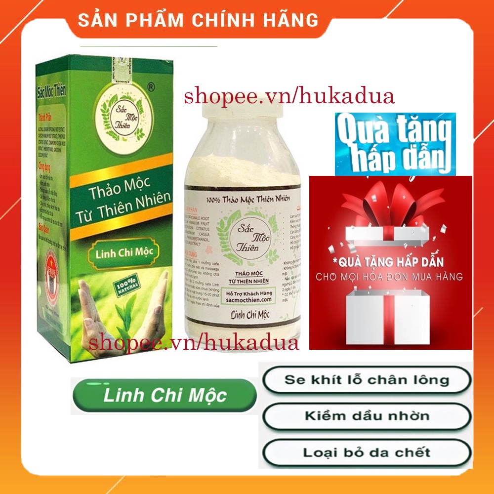 BỘT RỬA MẶT LINH CHI MỘC CHÍNH HÃNG SẮC MỘC THIÊN giúp da đẩy mụn và đào thải độc tố - Tri thức phái Đẹp