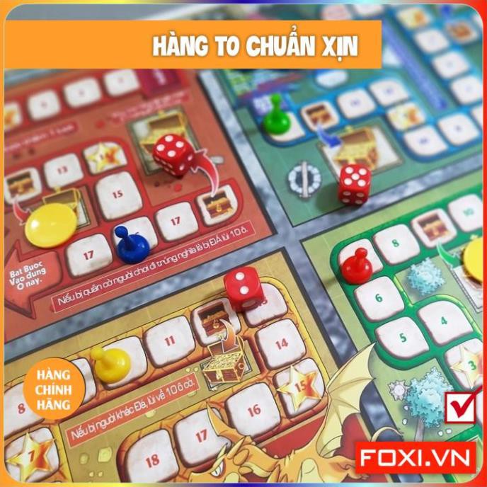Board game-Đi tìm kho báu Foxi-đồ chơi gia đình-tương tác cao-tư duy thông minh-giao tiếp.