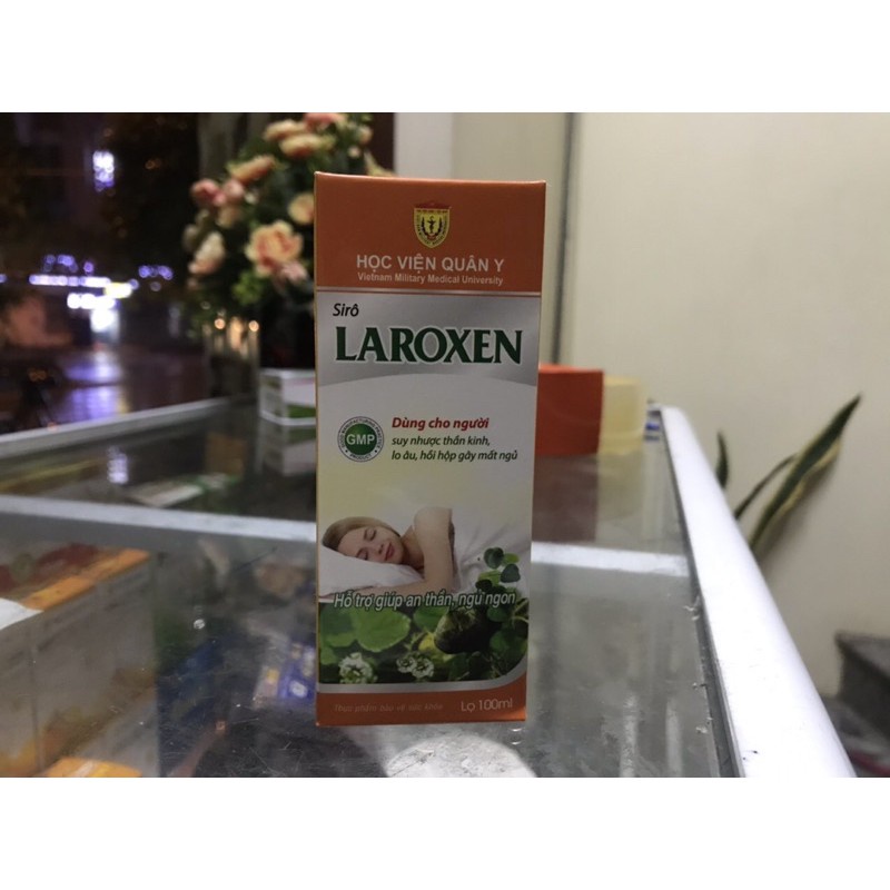 Siro Laroxen Học Viện Quân Y Ngủ Ngon An - Chai 100ml