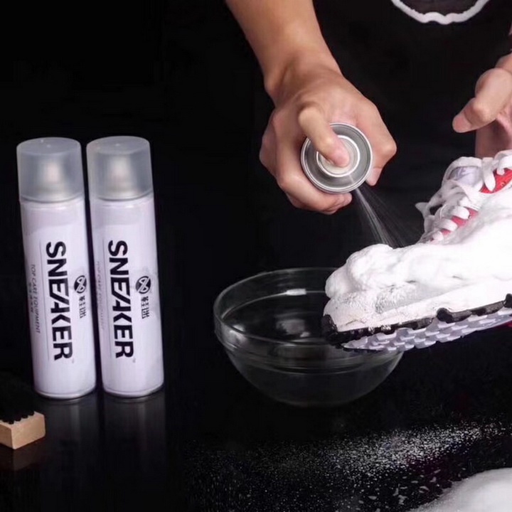 [Siêu Sale] Chai xịt tạo bọt vệ sinh giày Sneaker 300ml cao cấp-supersale247