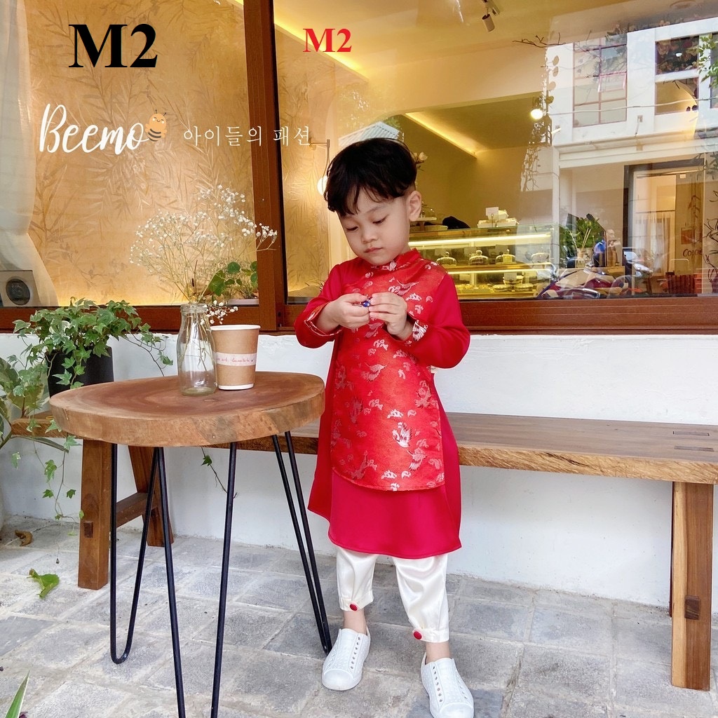 Áo dài cách tân cho bé trai, CÓ NHIỀU MẪU,  Hàng thiết kế cực xinh