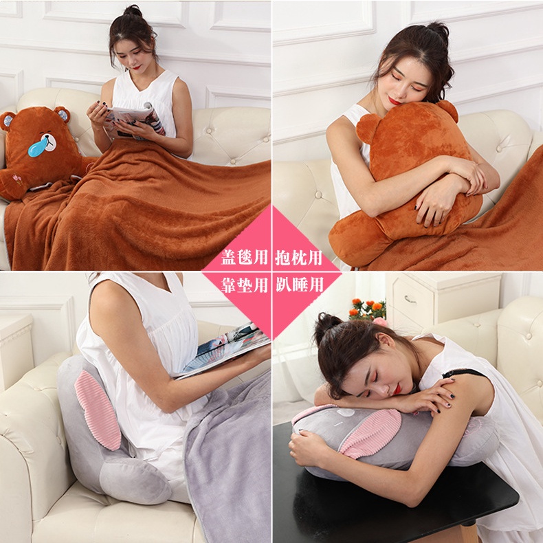Gối Tựa Lưng Họa Tiết Hoạt Hình Dễ Thương Tiện Dụng Cho Mẹ Bầu / Văn Phòng
