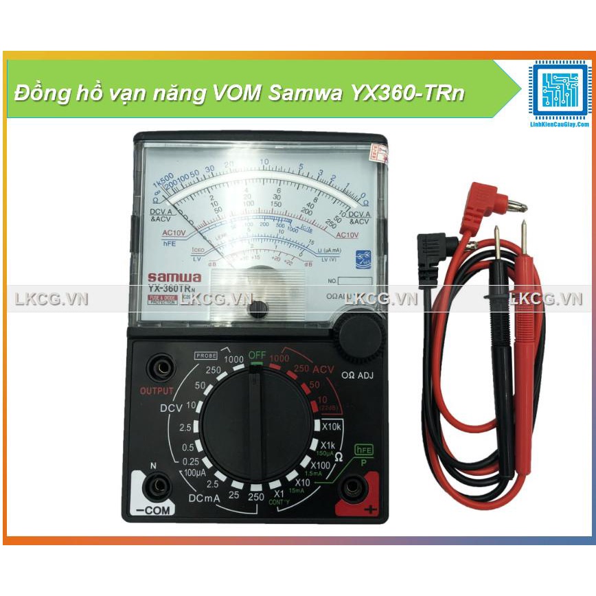 Đồng hồ vạn năng VOM Samwa YX360-TRn