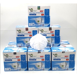 Khẩu trang y tế 5 lớp th pro mask kn 95+ - hộp 20 cái