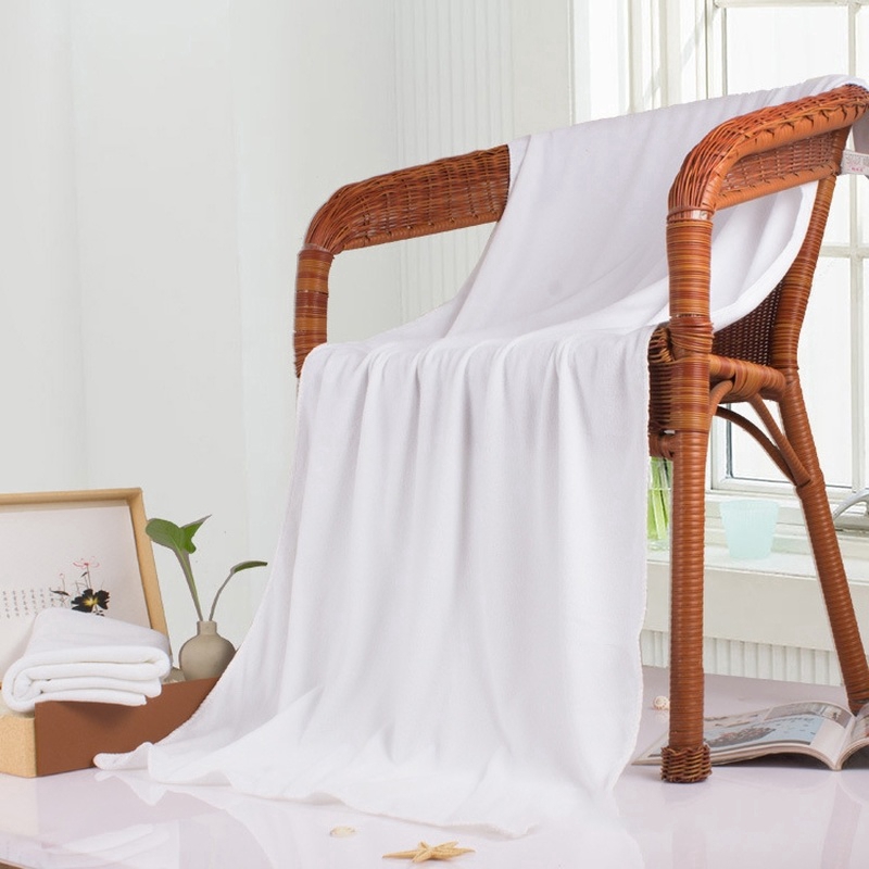 Khăn lau đi tắm nhanh khô màu trơn cho trẻ/ người lớn 9 màu sắc lựa chọn