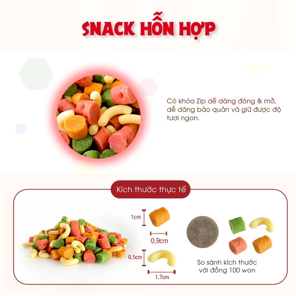 Snack hỗn hợp Bowwow cho thú cưng