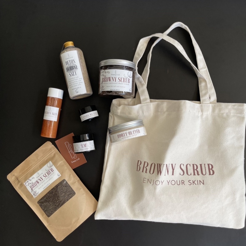 Túi vải Browny Scrub