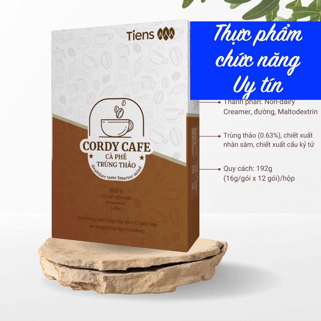 Cà phê Trùng thảo Thiên Sư, Tiens Cordy Cafe sảng khoái mỗi ngày