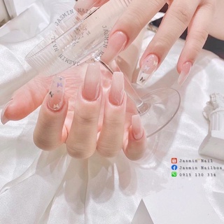 [Mã NHUQAD giảm 10% đơn 100k] [NAIL BOX] móng tay giả thiết kế sẵn mẫu trong veo ẩn 🦋