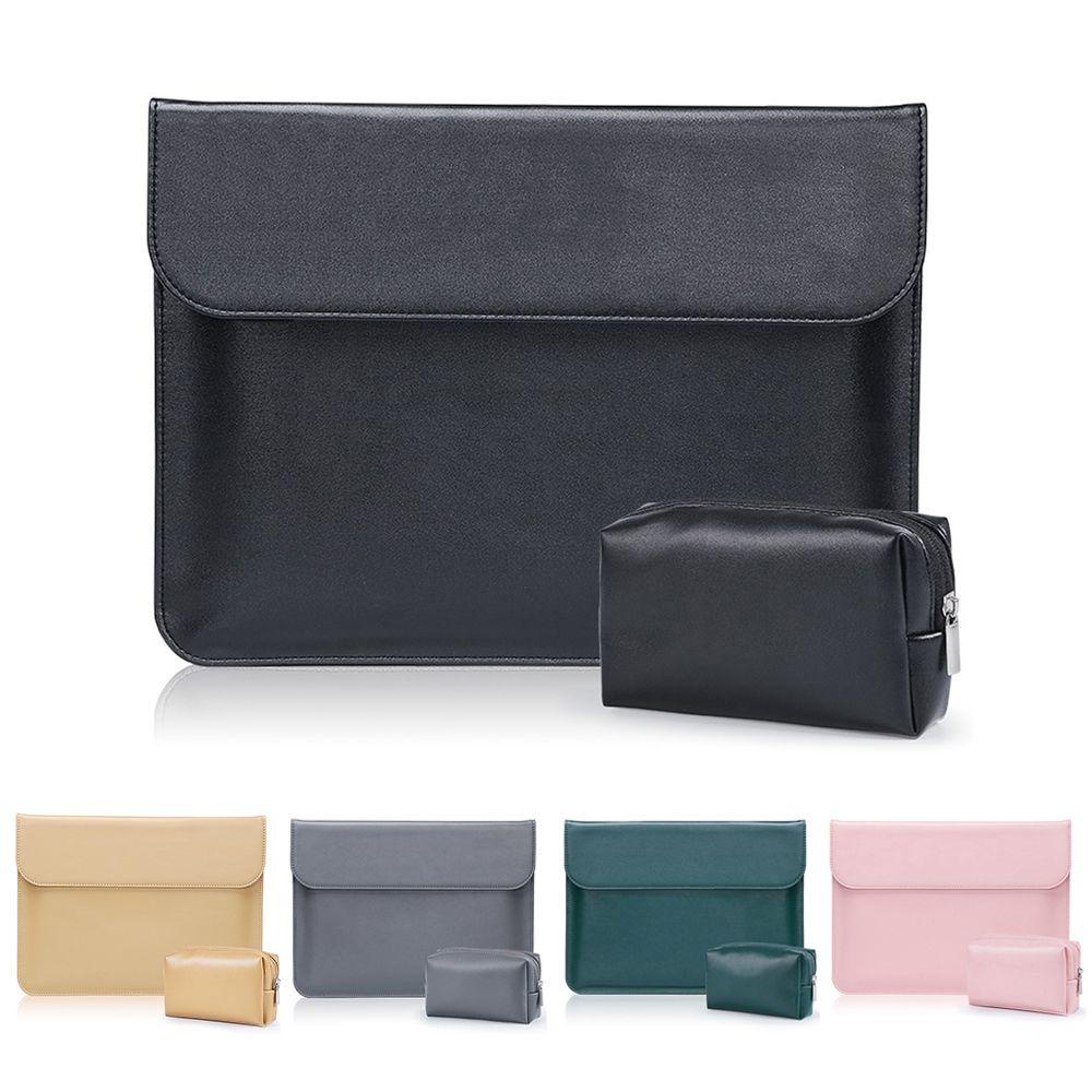 BTLIMER Bao Da PU Siêu Mỏng Bảo Vệ Cho Laptop 11 13 15 inch Xiaomi Huawei Matebook