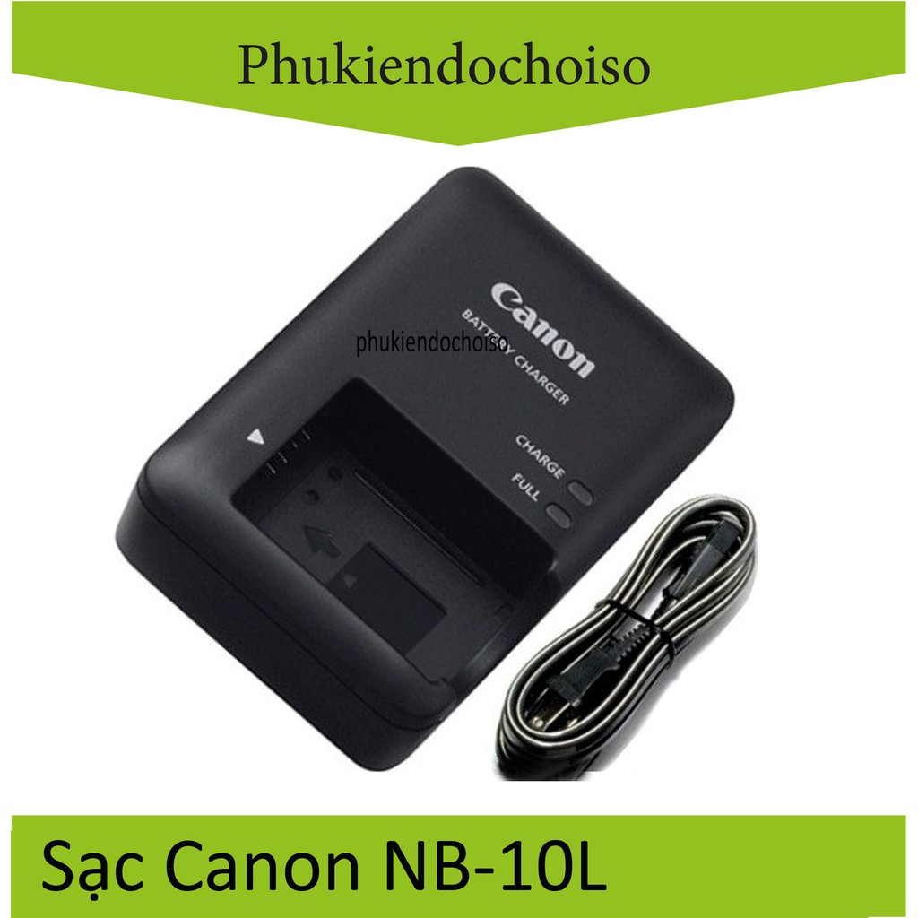 Bộ pin sạc thay thế 1 pin 1 sạc máy ảnh Canon NB-10L