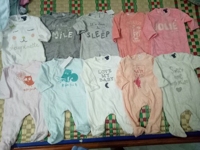 Sale size sơ sinh body nhung