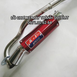Bộ pô K1 đỏ độ Wave 110 RSX