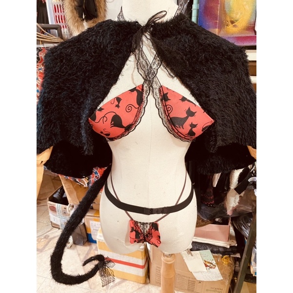 Trang phục bikini sexy, nón phù thuỷ, tai mèo, halloween