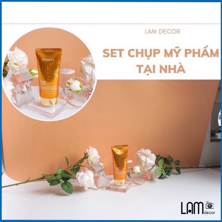 (Giảm 25%) 𝐒𝐞𝐭 𝐂𝐡𝐮̣𝐩 𝐀̉𝐧𝐡 mỹ phẩm đen trắng - Set 01