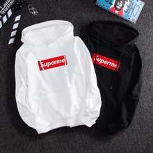Áo Hoodie Nỉ Supreme đơn giản Form Unisex Nam Nữ